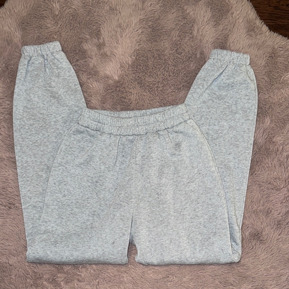 SHEIN Light Gray Joggers girls women’s XXS petite sweatpants casual athleisure - Picture 4 of 10